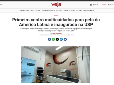 Trabalho da GMG  destaque na revista Veja
