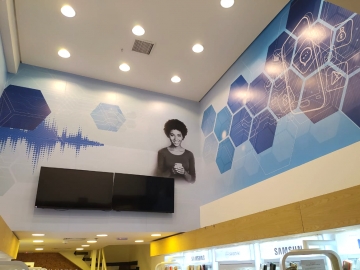 Sinalizao Interna Myphone Shopping Osasco
