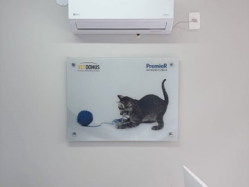 Sinalizao interna e ambientao para Vet Domus